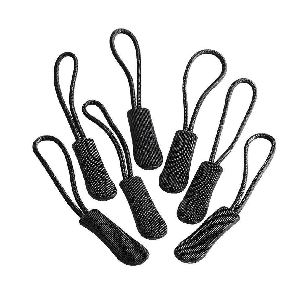 Přívěsek na zip Quadra SLX 10 ks - černý