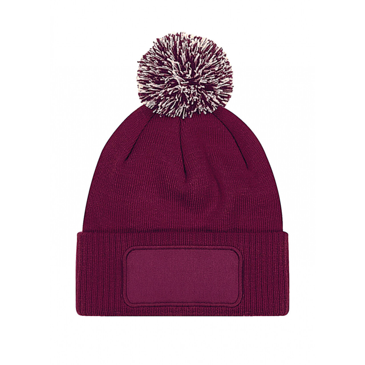 Kulich s bambulí Beechfield Snowstar - burgundy