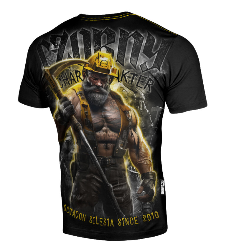 Triko pánské Octagon Charakter Limited Edition - černé, S