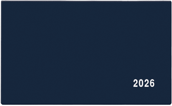 Baloušek Týdenní diář Cyril - PVC - modrá - BTC1-1-26