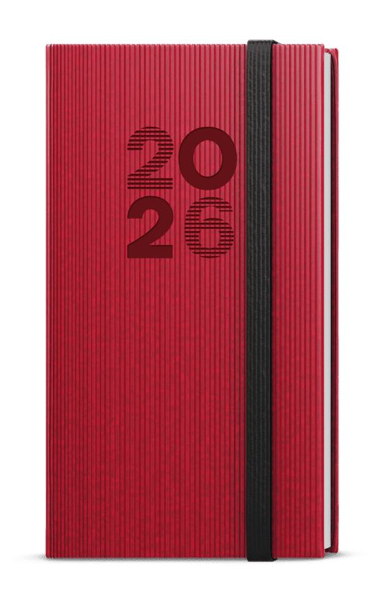 Baloušek Týdenní diář Jakub - Vigo - kapesní - červená - BTJ23-6-26