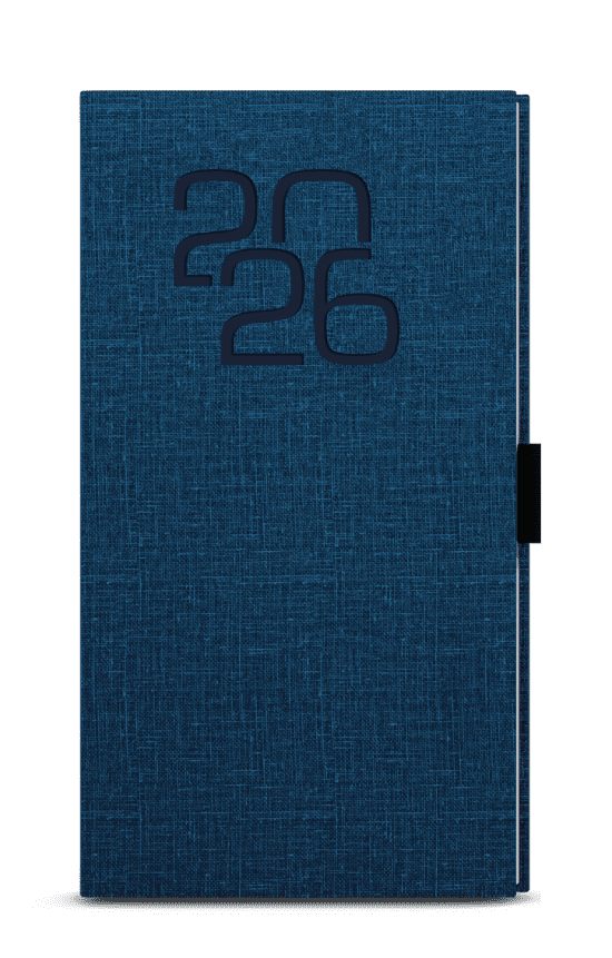 Baloušek Týdenní diář Jakub - Fabric - kapesní - modrá - BTJ27-1-26