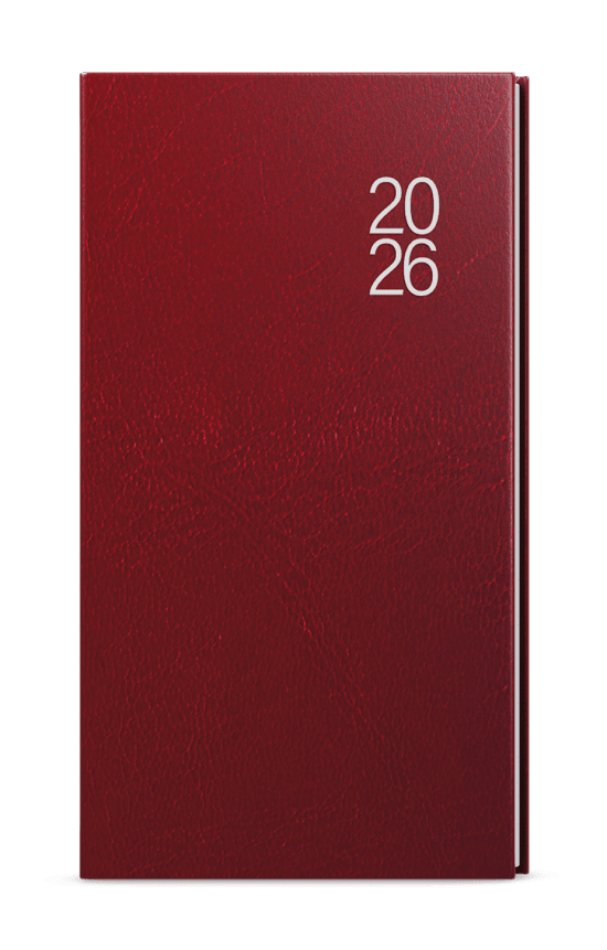 Baloušek Týdenní diář Jakub - Balacron - kapesní - bordó  - BTJ7-3-26