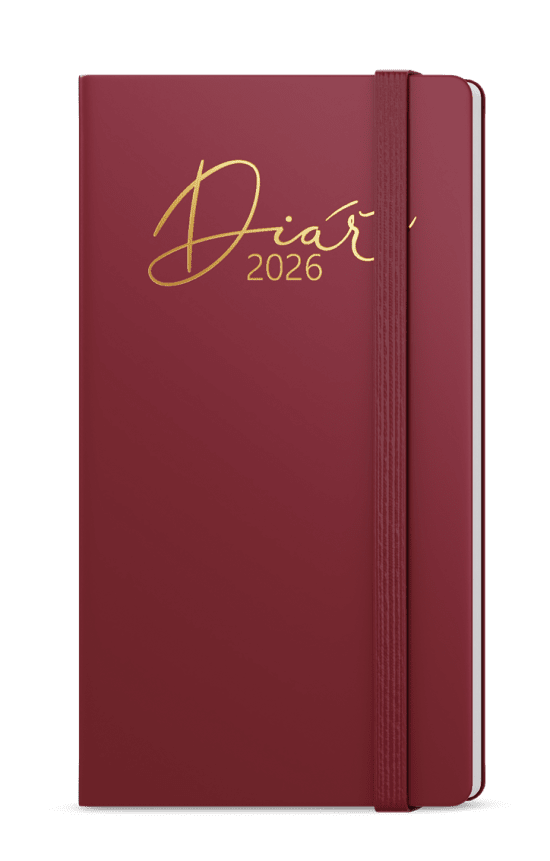 Baloušek Týdenní diář Jakub - Luxi - kapesní - bordó - BTJ8-3-26
