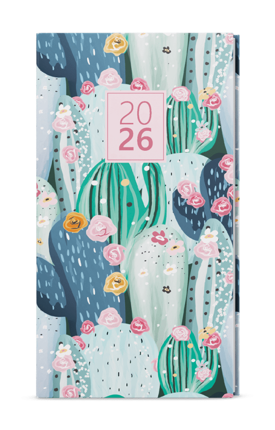 Baloušek Týdenní diář Jakub - Lamino - kapesní - Kaktus - BTJ9-4-26