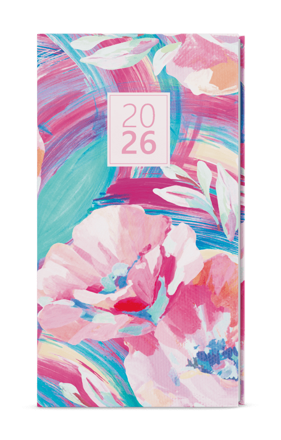 Baloušek Týdenní diář Jakub - Lamino - kapesní - Růžový - BTJ9-6-26