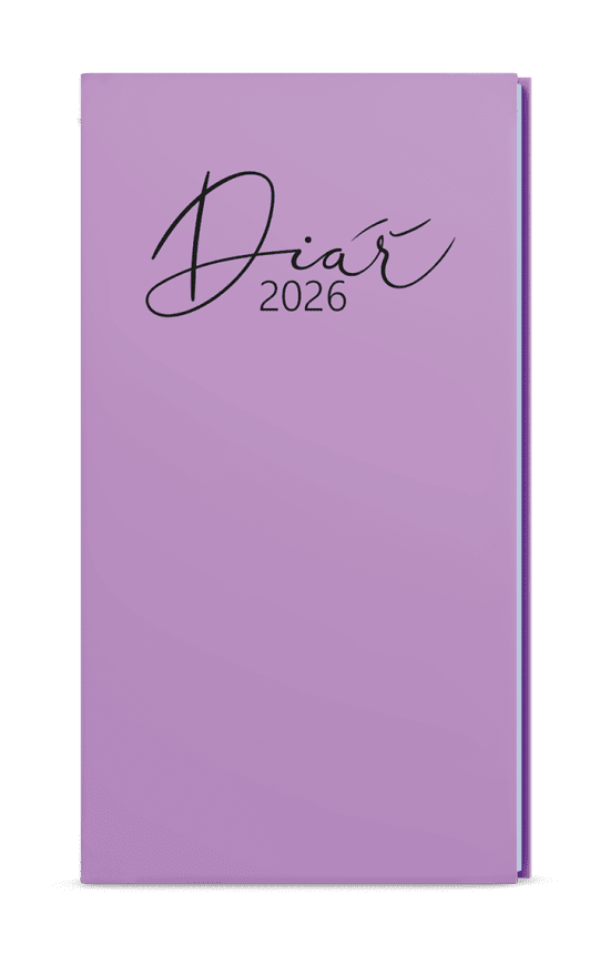 Baloušek Týdenní diář Jakub - Pastel - kapesní - fialová - BTJ9P-40-2