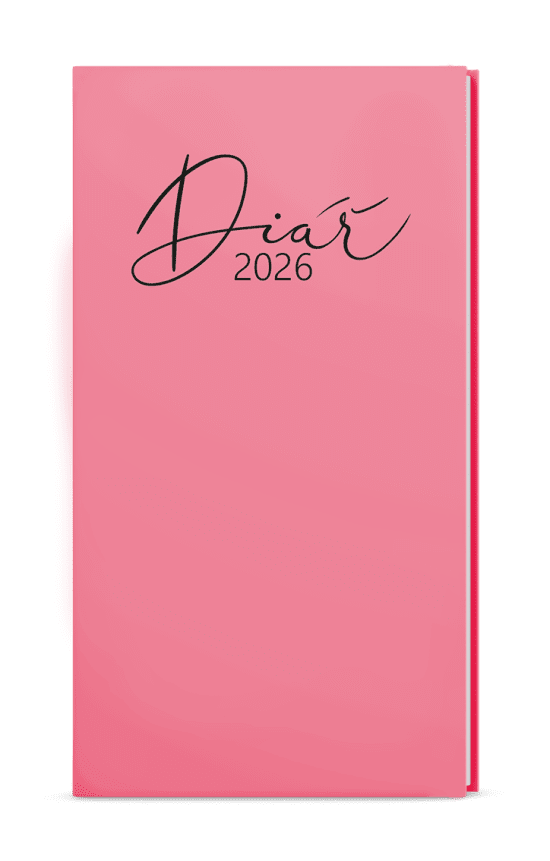 Baloušek Týdenní diář Jakub - Pastel - kapesní - růžová - BTJ9P-51-26