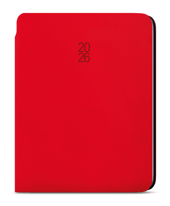 Baloušek Týdenní diář Oskar - Softy - A5 - červená - BTO16-6-26