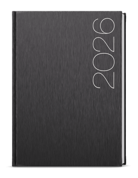 Baloušek Týdenní diář Oskar - ForMen - A5 - Black - BTO30-2-26