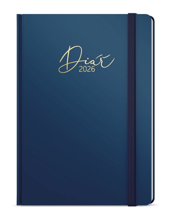 Baloušek Týdenní diář Oskar - Luxi - A5 - modrá - BTO8-1-26