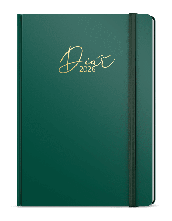 Baloušek Týdenní diář Oskar - Luxi - A5 - zelená - BTO8-5-26