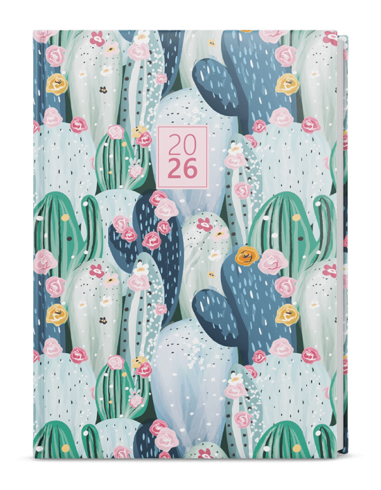 Baloušek Týdenní diář Prokop - Lamino - B6 - Kaktus - BTP9-4-26