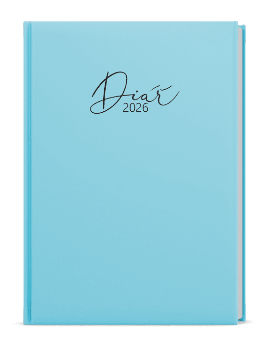 Baloušek Týdenní diář Prokop - Pastel - B6 - modrá - BTP9P-11-26