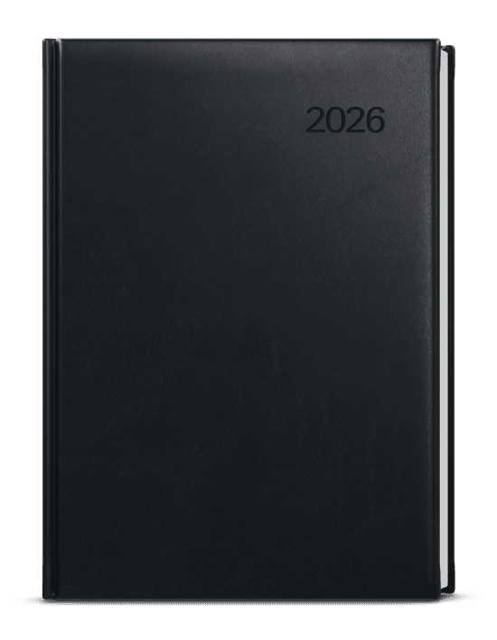 Baloušek Denní diář Adam - Vivella - B6 - černá - BDA6-2-26