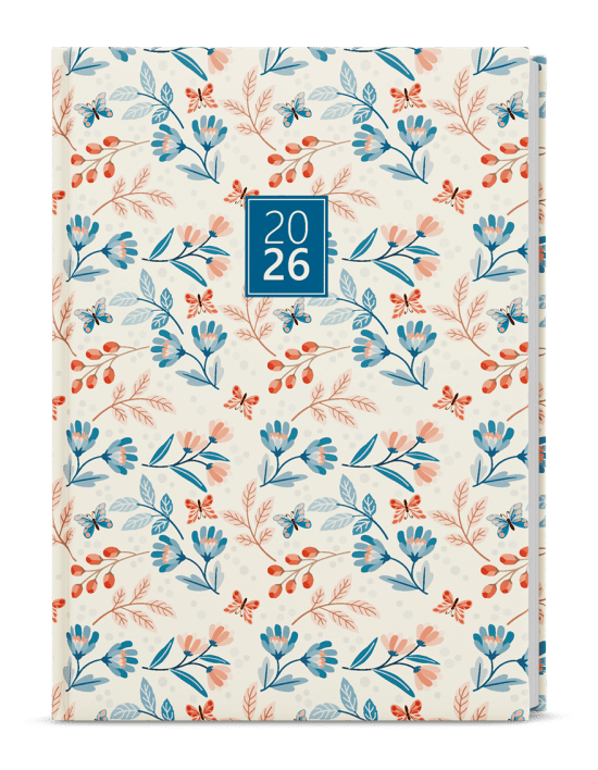 Baloušek Denní diář Adam - Lamino - B6 - Motýli - BDA9-2-26