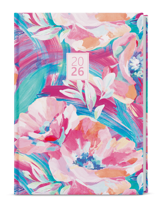 Baloušek Denní diář Adam - Lamino - B6 - Růžový - BDA9-6-26