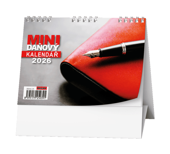 Baloušek Stolní kalendář 2026 - MINI daňový - BSA8-26 - Baloušek Pracovní Pracovní 10
