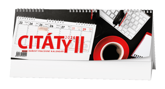 Baloušek Stolní kalendář 2026 - Pracovní kalendář CITÁTY II - BSB2-26 - Baloušek Pracovní Pracovní 10