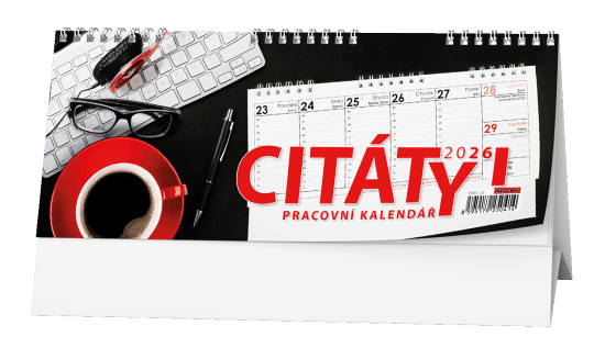 Baloušek Stolní kalendář 2026 - Pracovní kalendář CITÁTY I - BSB1-26 - Baloušek Pracovní Pracovní 10