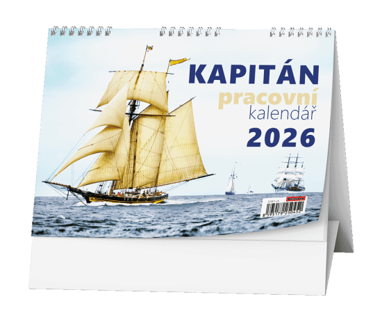 Baloušek Stolní kalendář 2026 - Kapitán - BSB7-26 - Baloušek Pracovní Pracovní 10