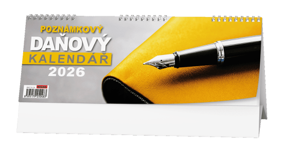 Baloušek Stolní kalendář 2026 - Poznámkový daňový kalendář - BSC10-26 - Baloušek Pracovní Pracovní 10