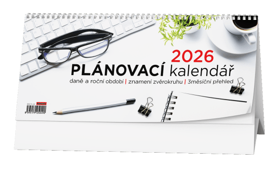 Baloušek Stolní kalendář 2026 - Plánovací daňový kalendář - BSC11-26 - Baloušek Pracovní Pracovní 10