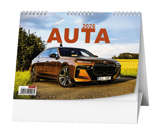 Baloušek Stolní kalendář 2026 - Auta - BSF9-26 - Baloušek Auta Auta 10