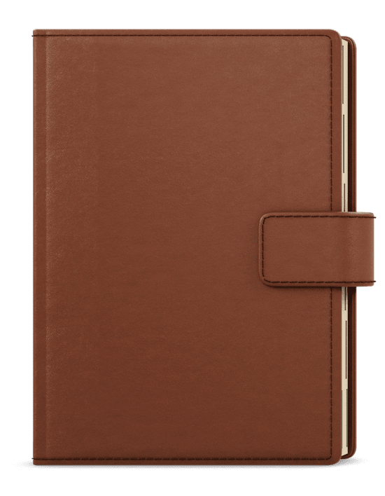 Baloušek Denní diář Ctirad s výsekem - Elite - A5 - hnědá - BDCk38-7-26
