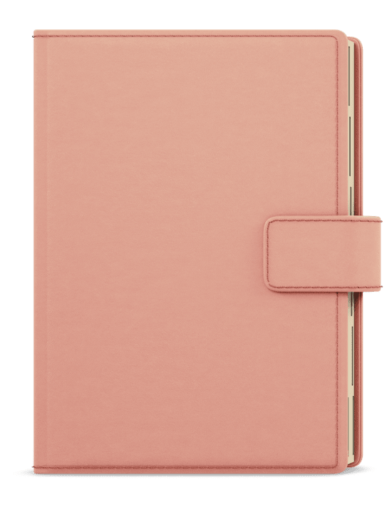 Baloušek Denní diář Ctirad s výsekem - Elite - A5 - růžová - BDCk38-20-26