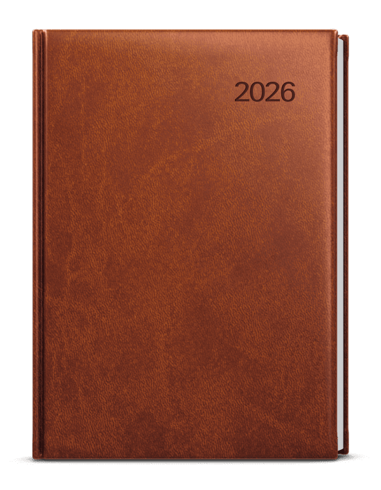 Baloušek Denní diář David - Vivella - A5 - hnědá - BDD6-7-26