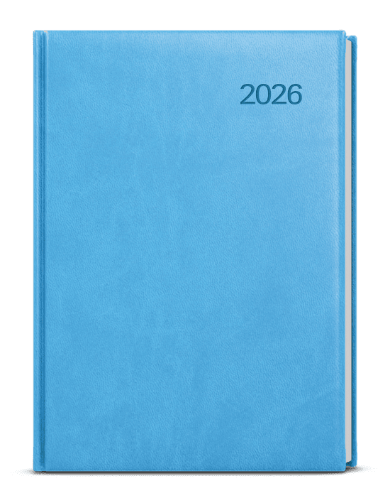Baloušek Denní diář David - Vivella - A5 - světle modrá - BDD6-11-26
