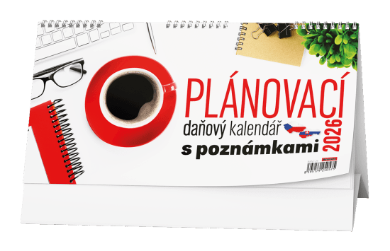 Baloušek Stolní kalendář 2026 - Plánovací daňový kalendář s poznámkami - BSN7-26 - Baloušek Pracovní Pracovní 10