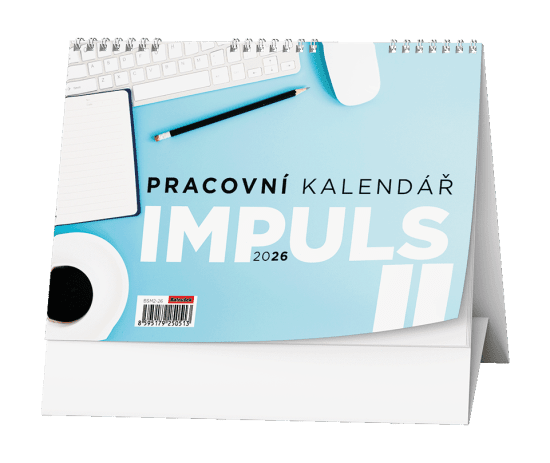 Baloušek Stolní kalendář 2026 - Pracovní kalendář IMPULS II - BSM2-26 - Baloušek Pracovní Pracovní 10