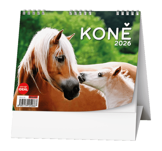 Baloušek Stolní kalendář 2026 - IDEÁL - Koně - BSL8-26 - Baloušek Koně Koně 10