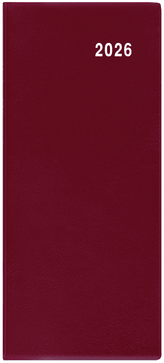 Baloušek Měsíční diář Božka - PVC - bordó - BMB1-3-26