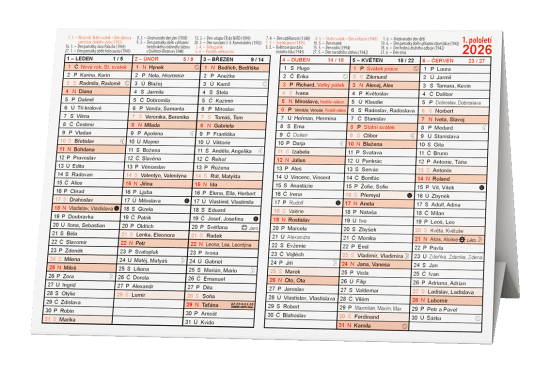 Baloušek Stříškový kalendář 2026 - A5 - BKA2-26 - Baloušek   100