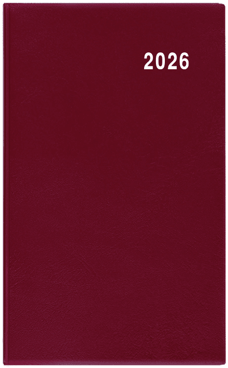 Baloušek Měsíční diář Diana - PVC - bordó - BMD1-3-26