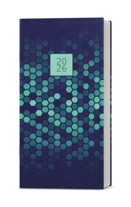 Baloušek Měsíční diář Halina - lamino - Geometrie - BMH9-1-26