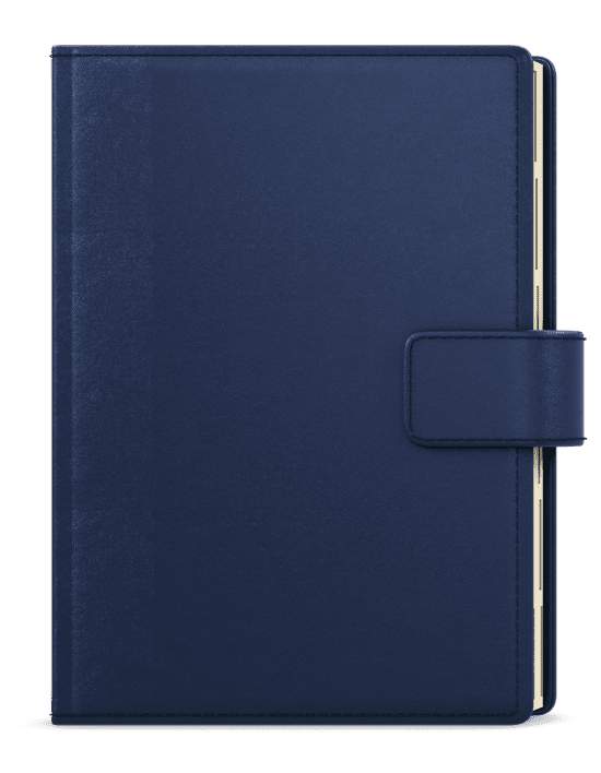Baloušek Denní diář Ctirad s výsekem - Elite - A5 - modrá - BDCk38-1-26