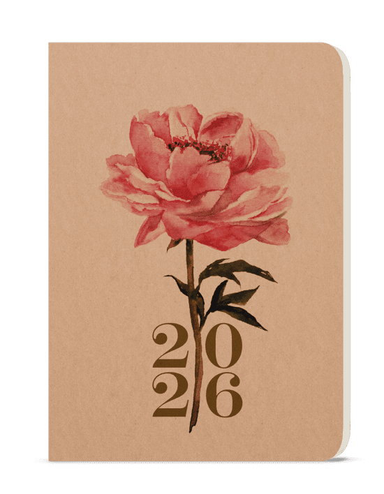 Baloušek Denní diář David - Kraft - Růže - BDD4-1-26