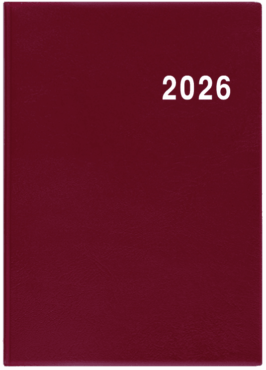 Baloušek Týdenní diář Ladislav - PVC - bordó - BTL1-3-26