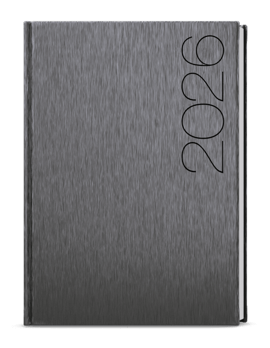 Baloušek Denní diář David - ForMen - A5 - Grey - BDD30-31-26
