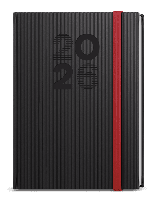 Baloušek Týdenní diář Oskar - Vigo - A5 - černá - BTO23-2-26