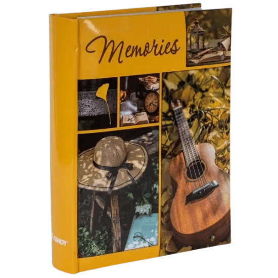 Koeximpo Fotoalbum 10 x 15 cm - 200 fotek - Guitar 1 - žluté -  235795 1