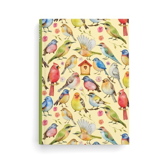 Baloušek Notes A5 - linkovaný - Ptáčci - BU069-12