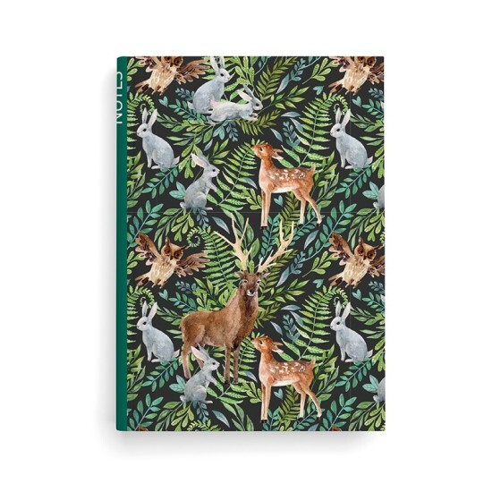 Baloušek Notes A5 - linkovaný - Les - BU069-13