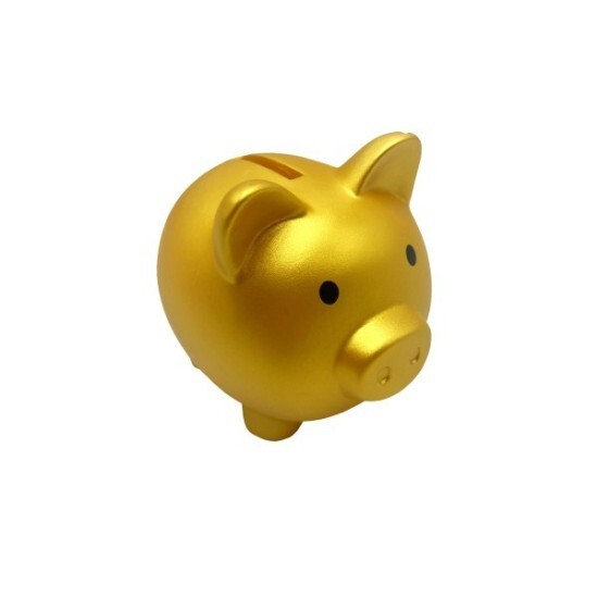 pkstar.cz Pokladnička - Zlaté prasátko - 10 cm - PK90-27
