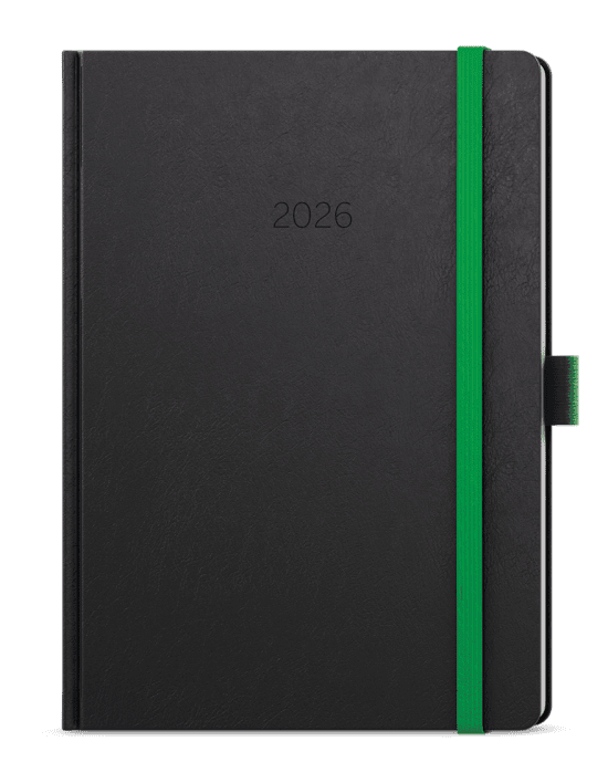 Baloušek Denní diář David - Nora - A5 - zelená - BDD20-5-26