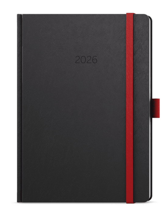 Baloušek Denní diář David - Nora - A5 - červená - BDD20-6-26